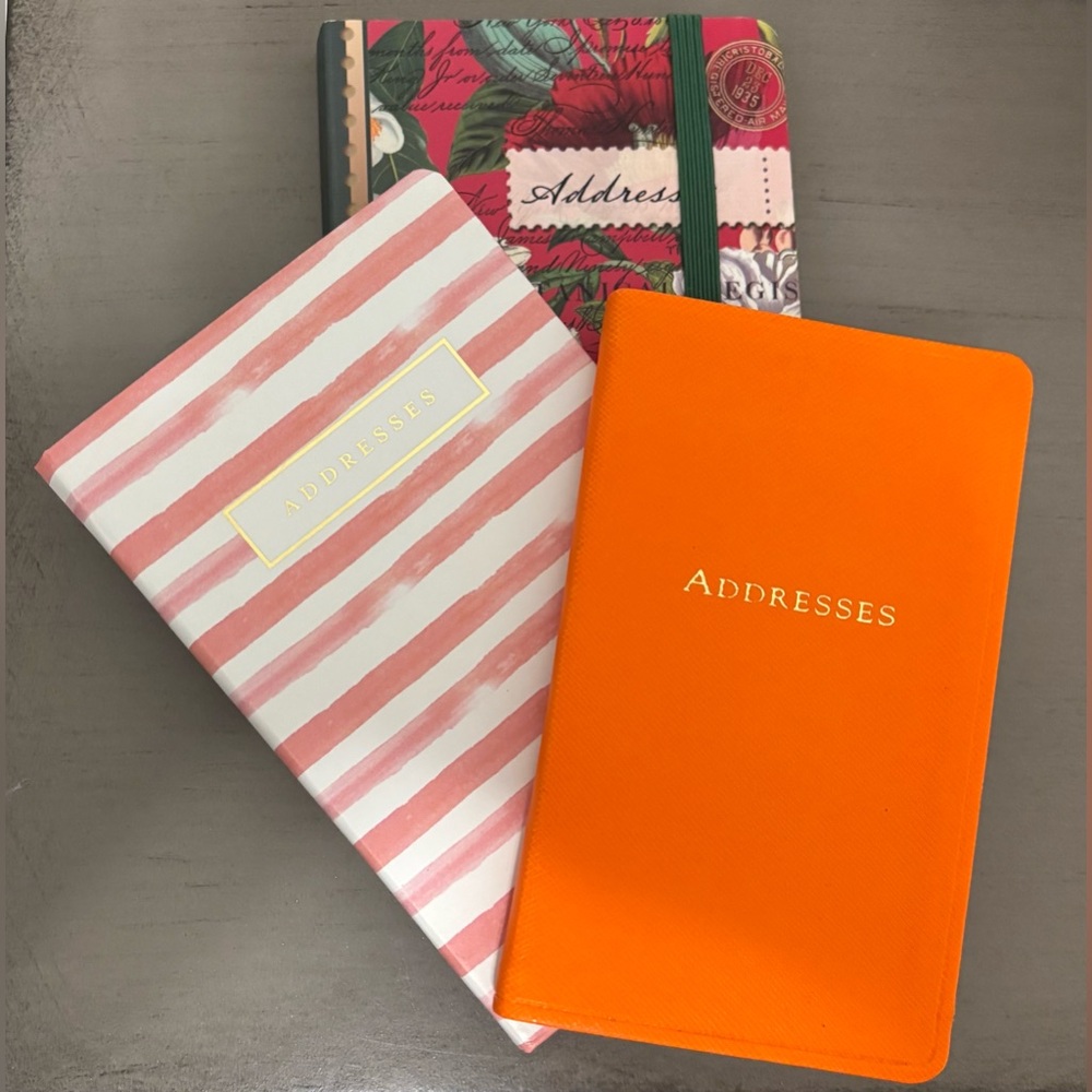 3 PURSE/POCKET SIZE ADDRESS BOOKS